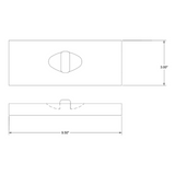 Cessna 172 Interior - Glove Box Door - 172M, 172N, 172P (1976-1981). 0513085-17