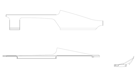 Cessna 210 centurion molding assembly Aft 34-P1215109-21-21B. Premier Aviations