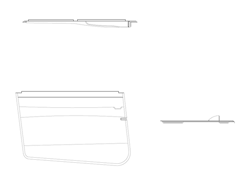 Cessna 182 door panel skylane LH 31-P0715096-19-21B. Premier Aviations