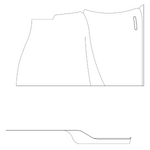 Cessna 182 Lower trim panel RH 31-P2215022-10-21B. Premier Aviations