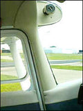 Cessna 172 Interior Post Covers, Left and Right (1980-1986) 28-13-80A. Replaces OEM Part: 0515050. Manufactured by Texas Aeroplastics.