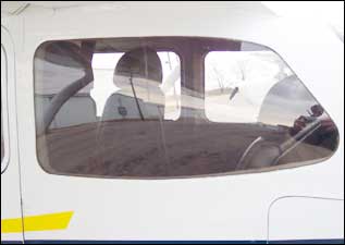 Cessna 172 Left Rear Window 28-348-18C. LP Aero Plastics 